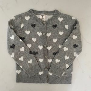 ❤️OshKosh❤️Heart Cardigan